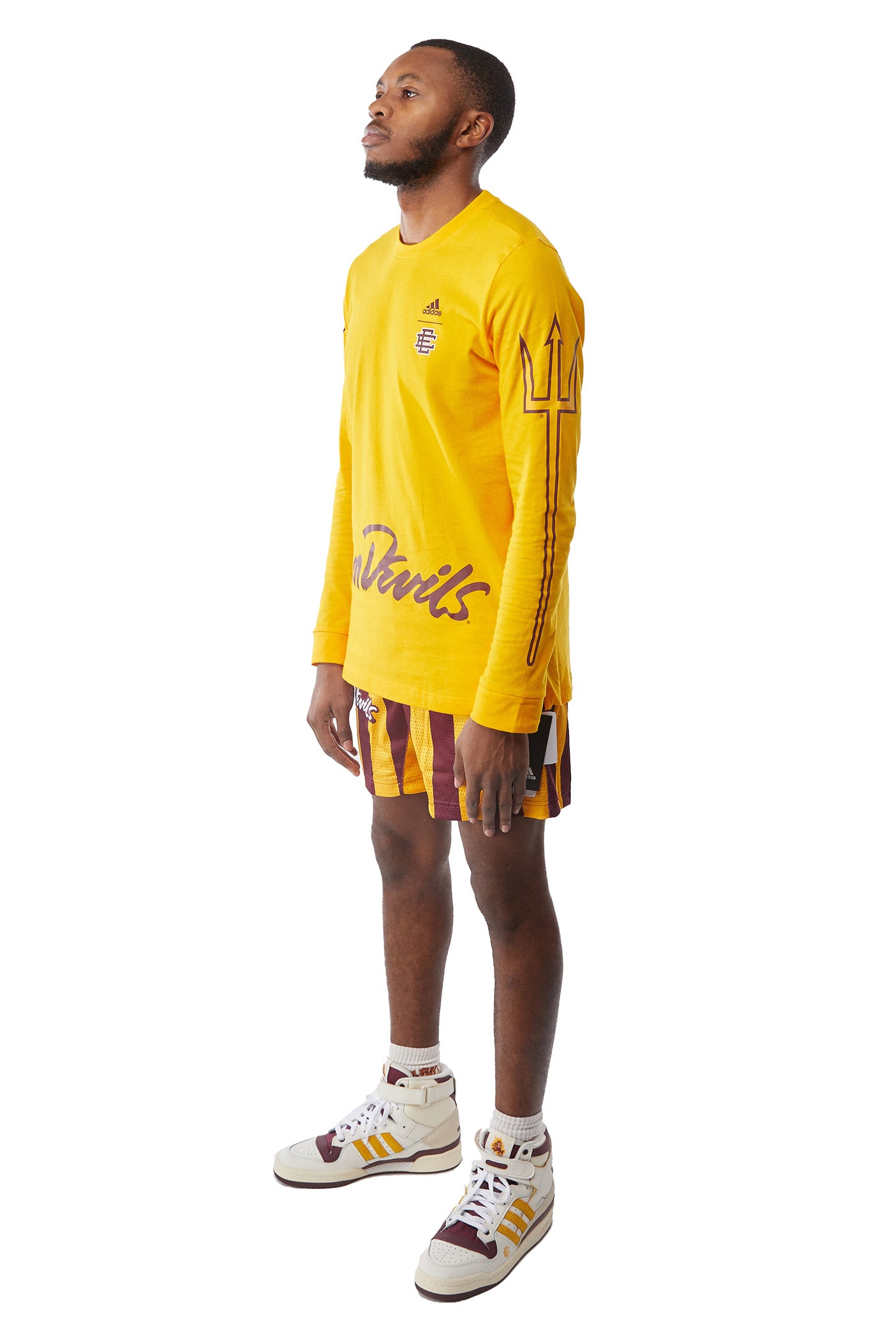 adidas x Eric Emanuel Shorts 'Arizona State' - ROOTED