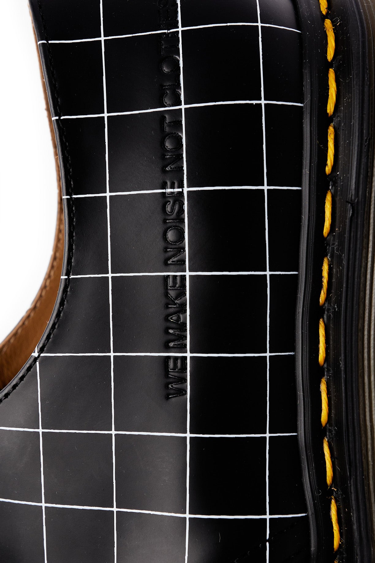 Dr. Martens x Undercover Mens 1461 Check Smooth Shoes 'Black' - ROOTED