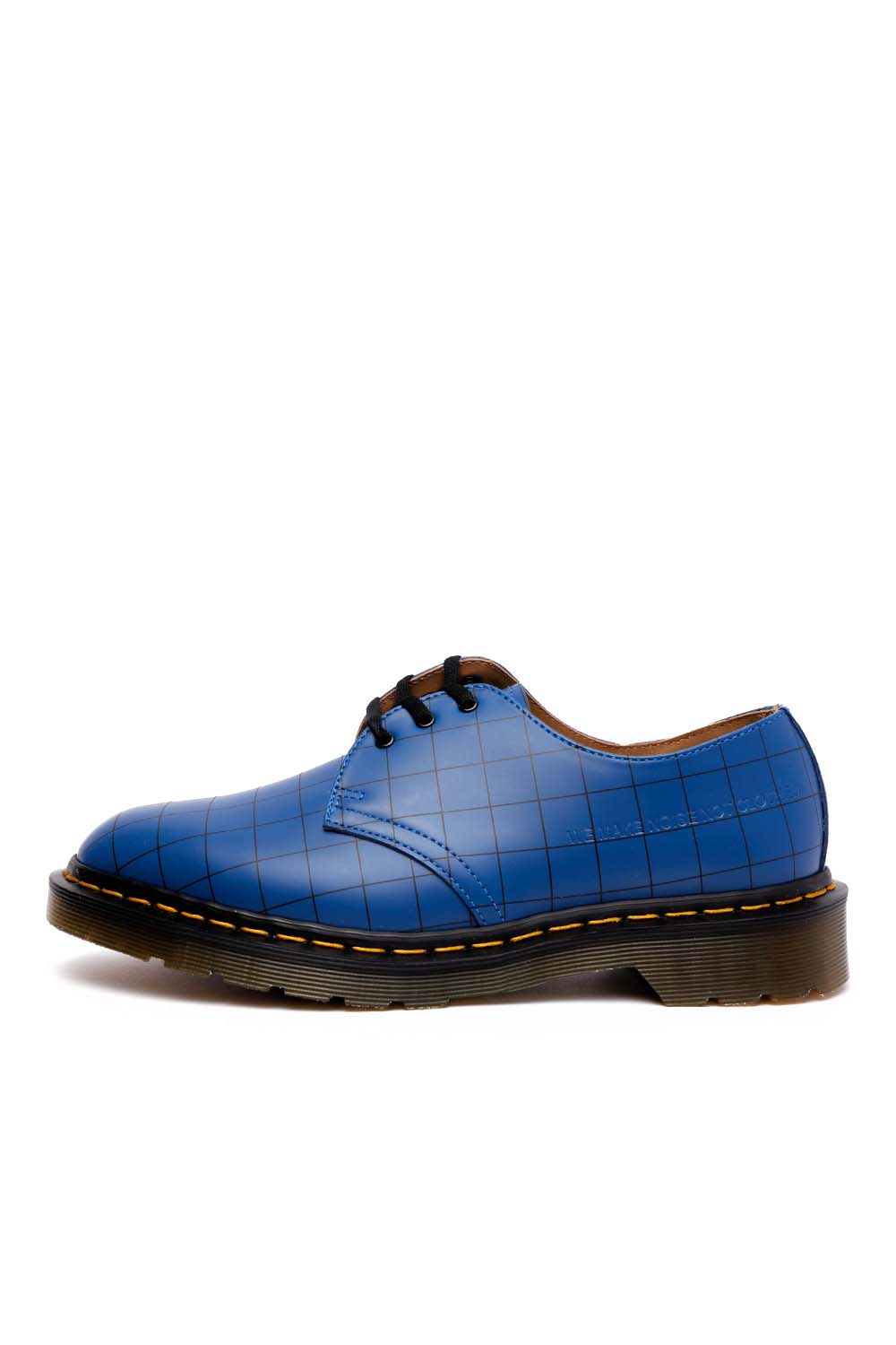 Martens x Undercover Mens 1461 Check Smooth Shoes 'Blue'