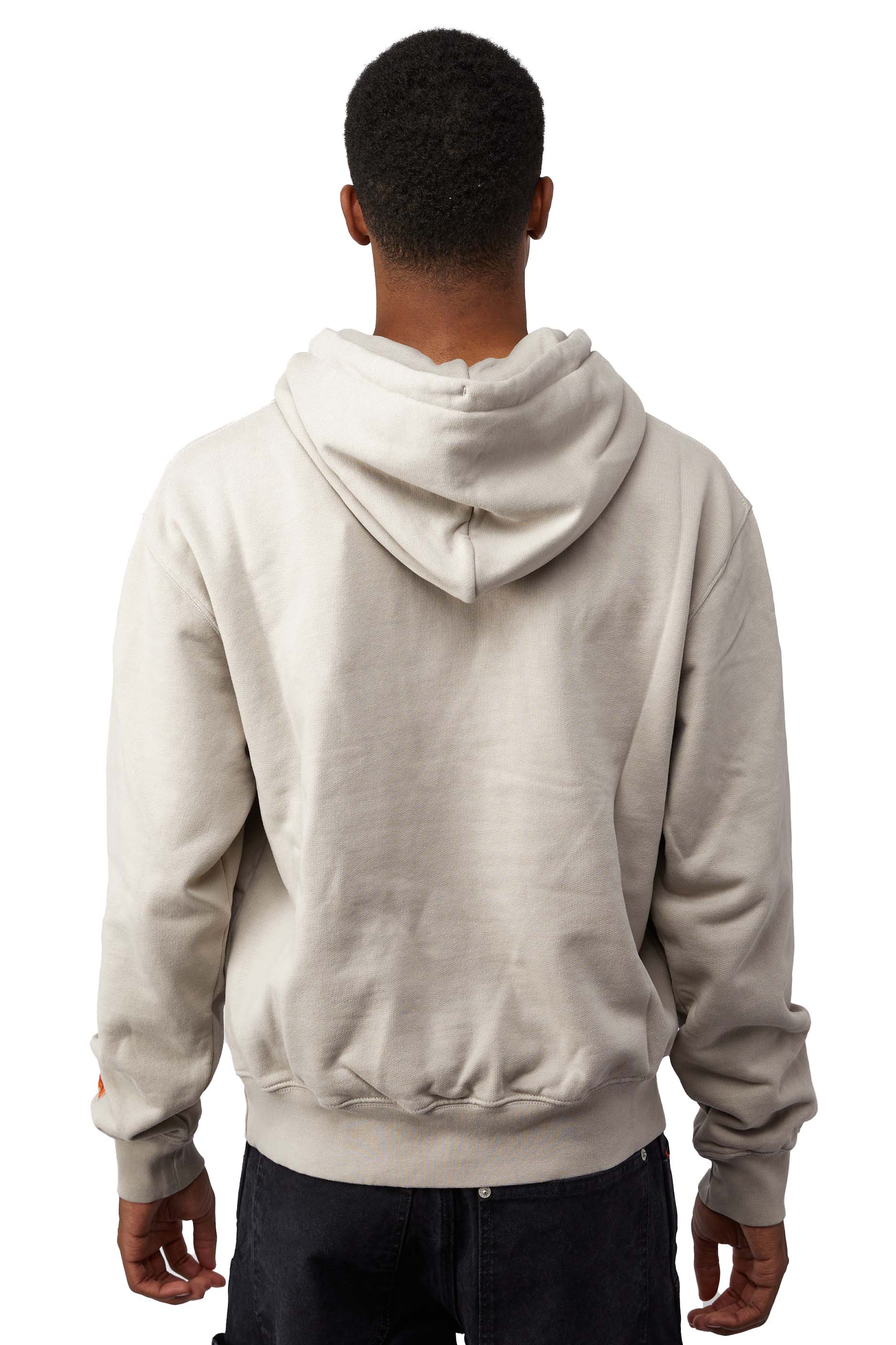 Heron Preston Heron Abstract Hoodie 'Grey/Orange' - ROOTED