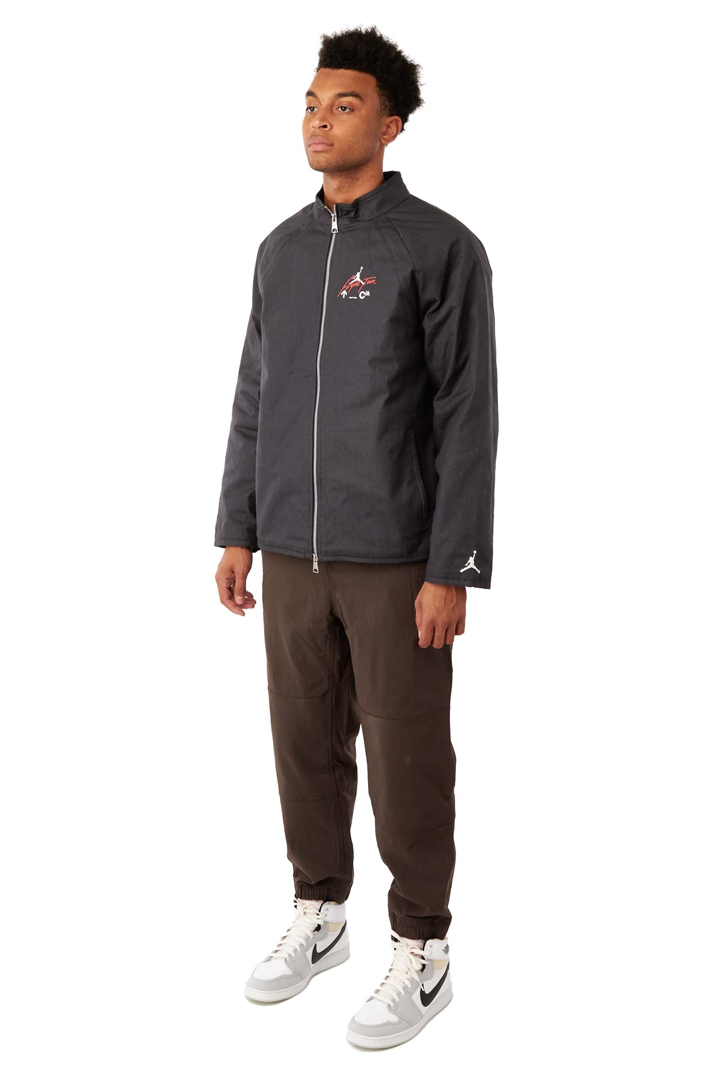 Jordan Mens Flight Jacket 'Off Noir' - ROOTED