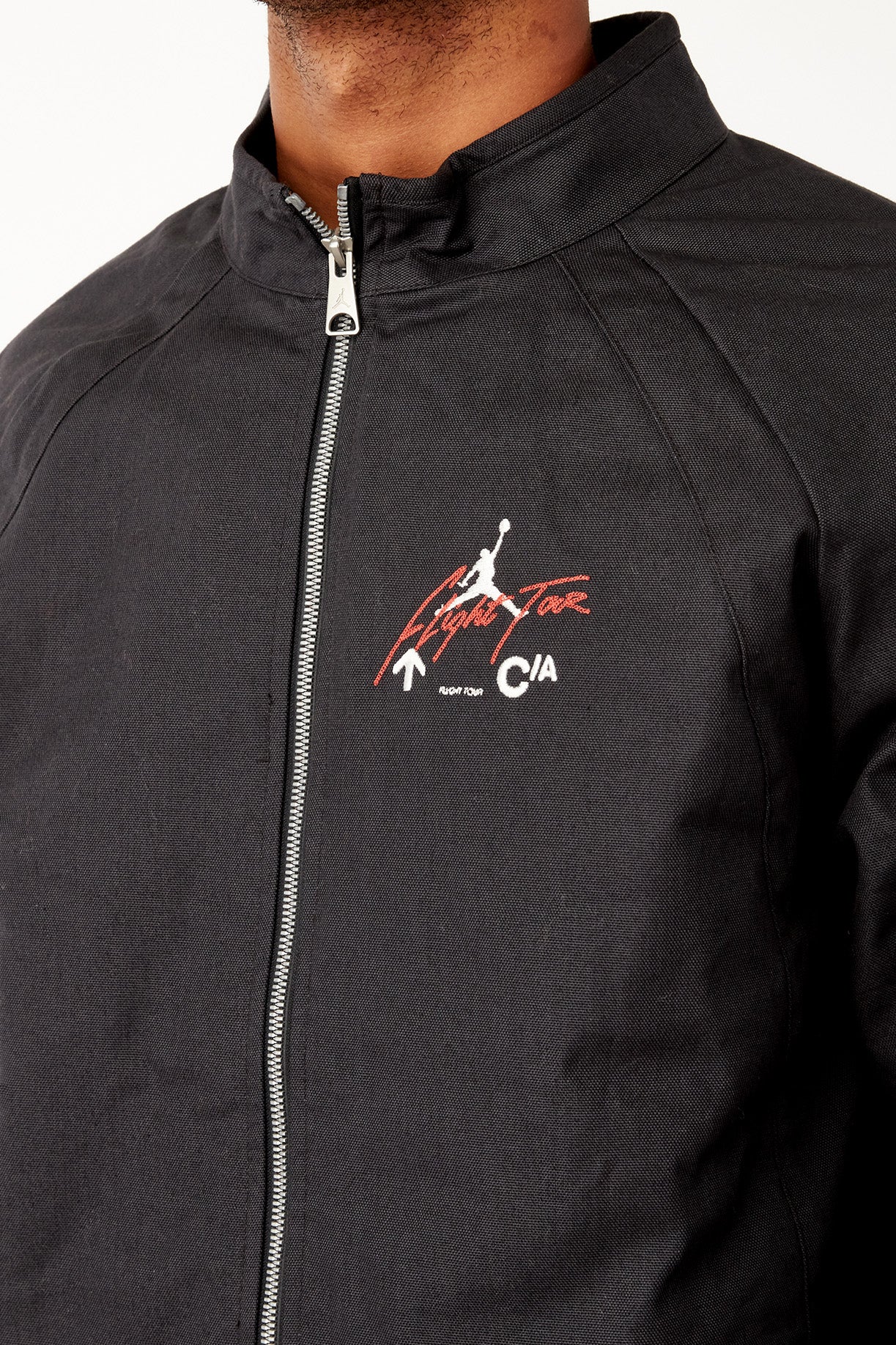 Jordan Mens Flight Jacket 'Off Noir' - ROOTED