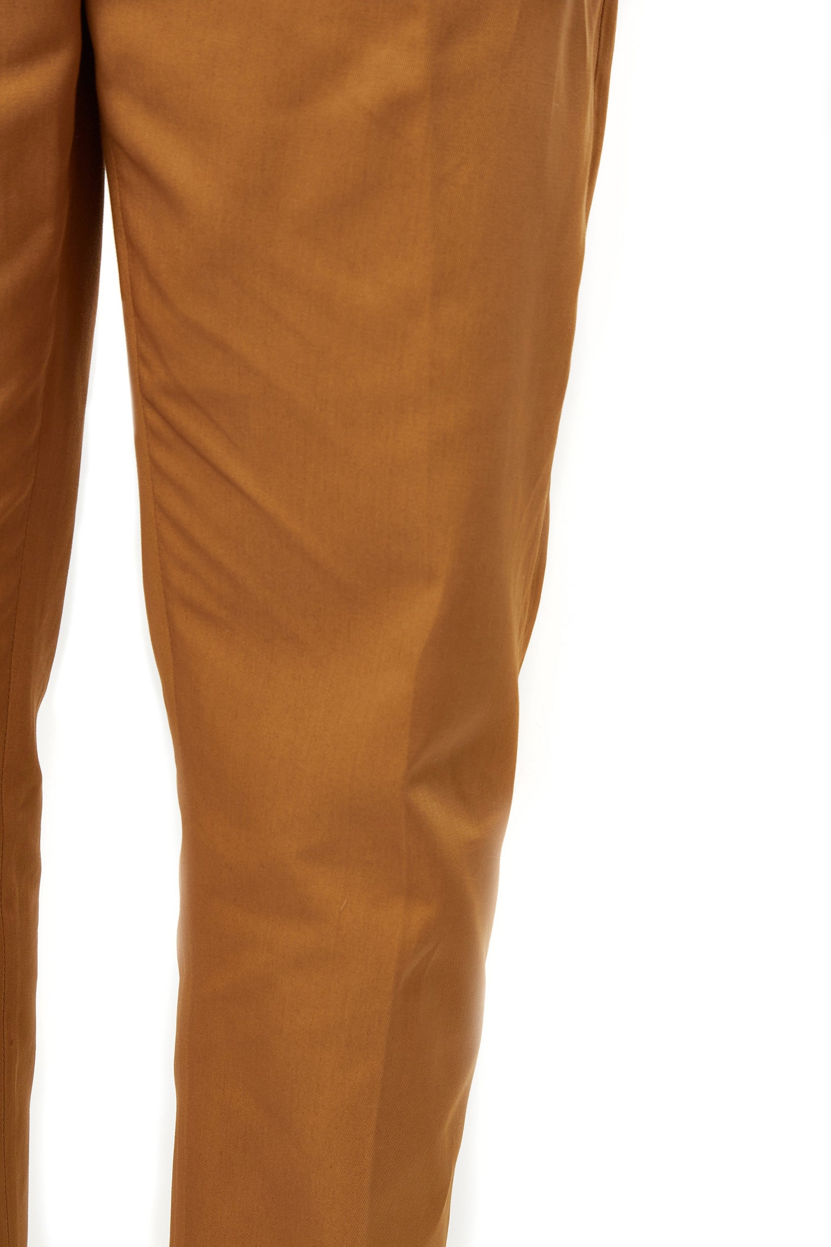 Maison Kitsune Mens Camel Pants - ROOTED