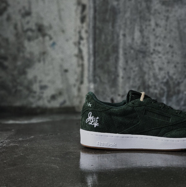 Curren$y Jet Life x Reebok Club C 85 at Nashville's Sneaker Shop ROOTED