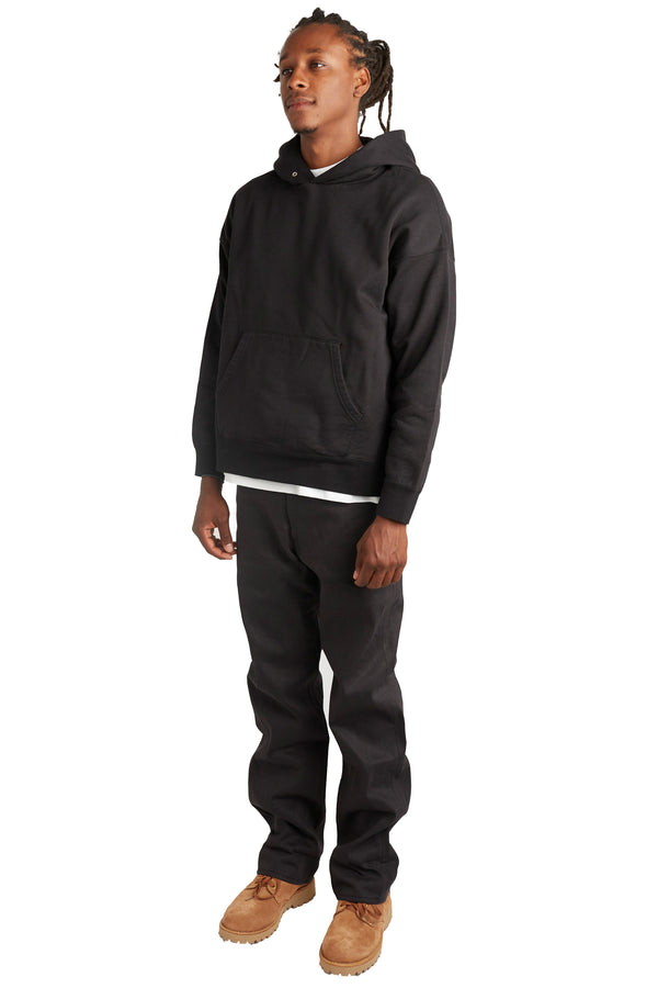 visvim Mens Ultimate Jumbo SB Hoodie 'Black' - ROOTED