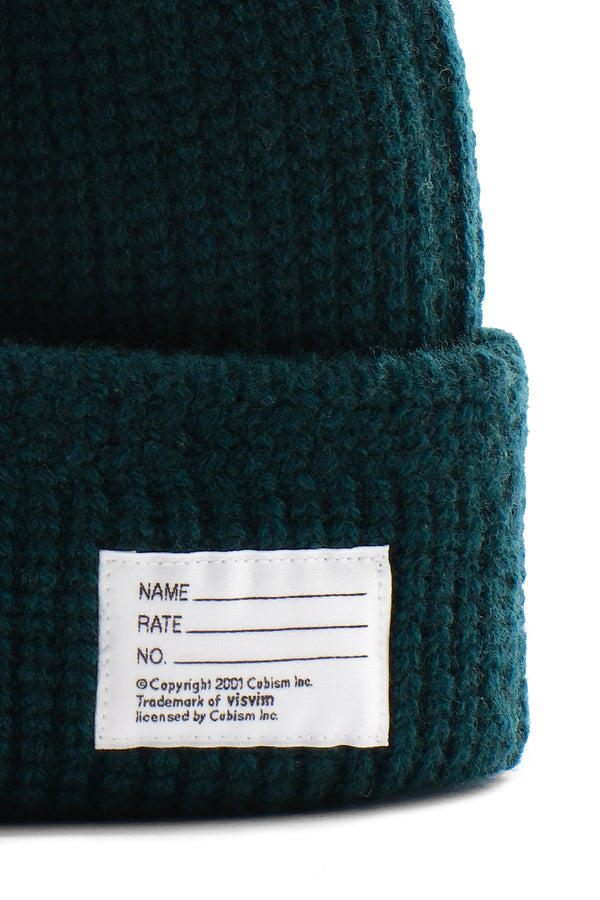 visvim Knit Beanie (W/WS) 'Green' - ROOTED