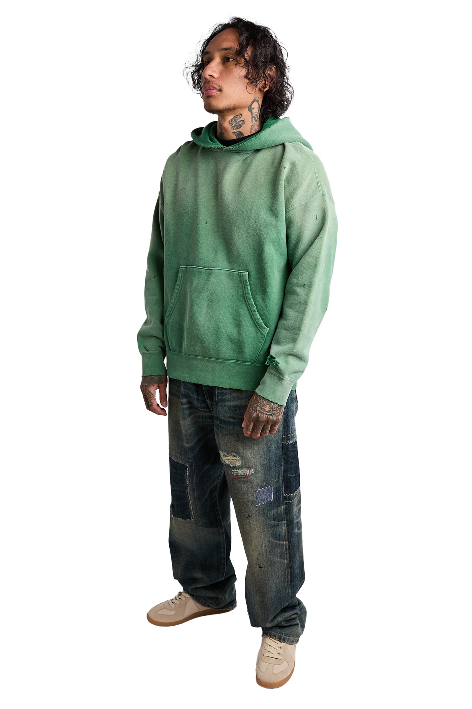 visvim Jumbo SB Hoodie P.O. Crash 'Green' | ROOTED