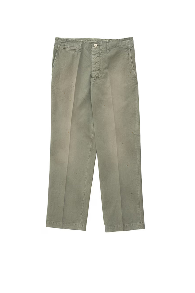 Visvim Damaged Chino Pants 'Light Green'