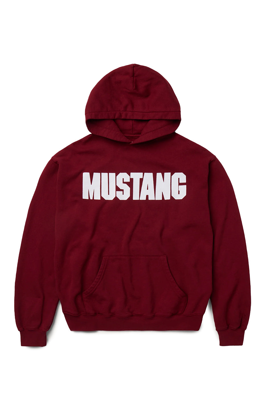 One of These Days Mustang Hoodie 'Washed Burgundy'