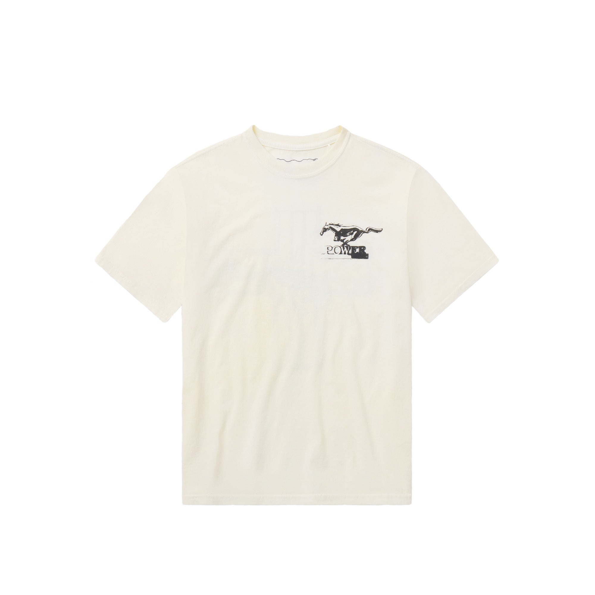 One of These Days Mustang Cross Tee 'Bone'