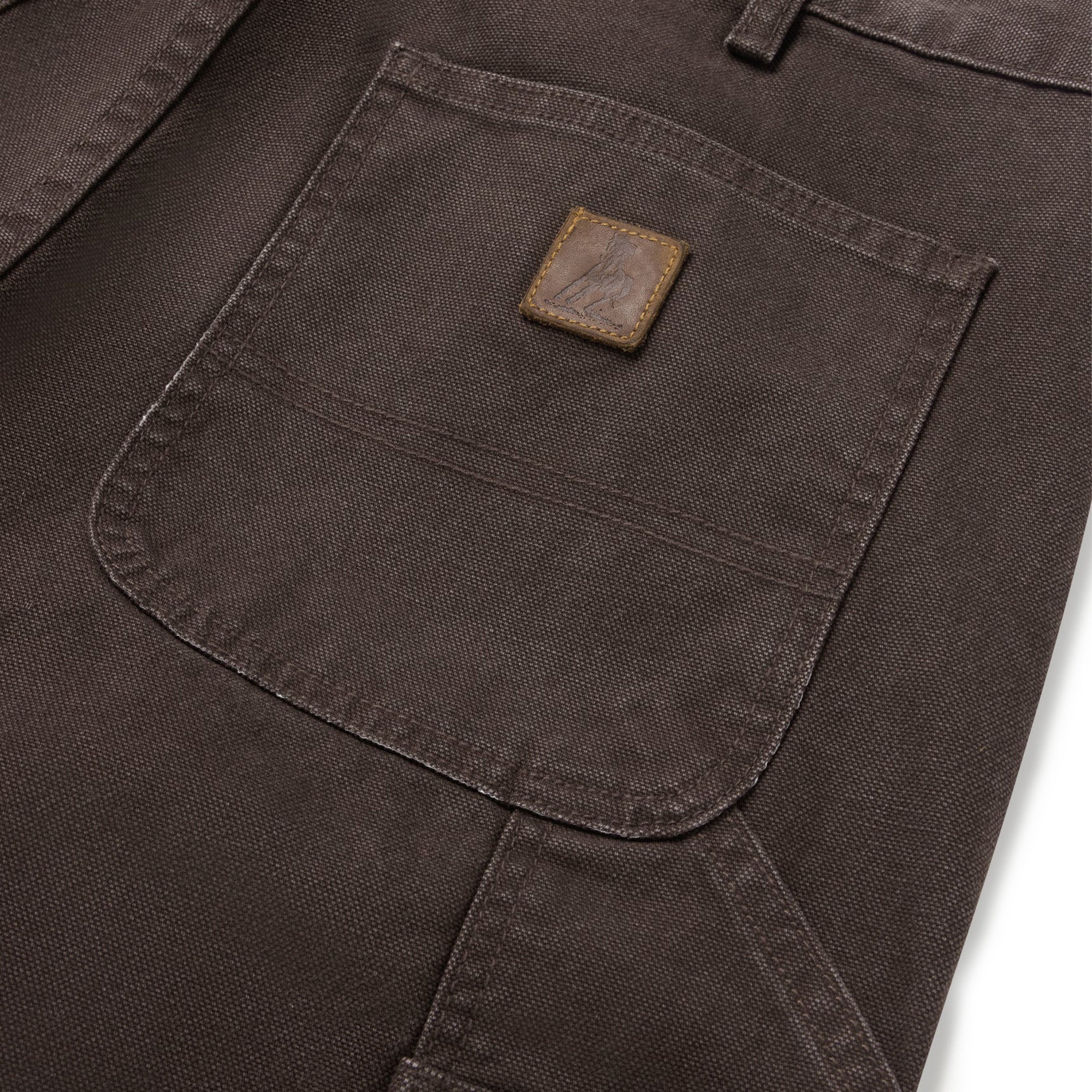 One of These Canvas Double Knee Pants 'Washed Brown' - ROOTED