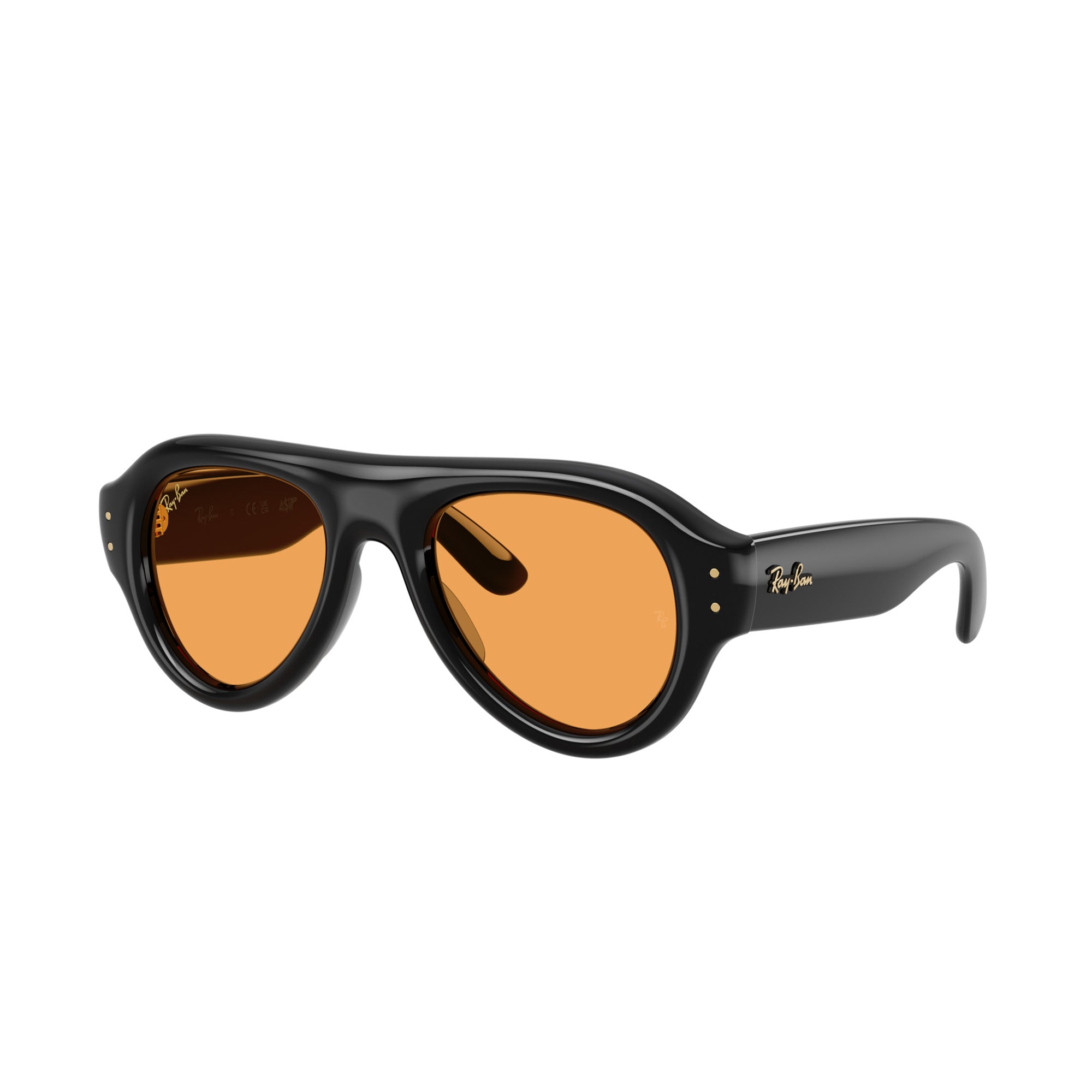 Ray-Ban x A$AP Rocky Aviator Puffer 'Black/Orange'