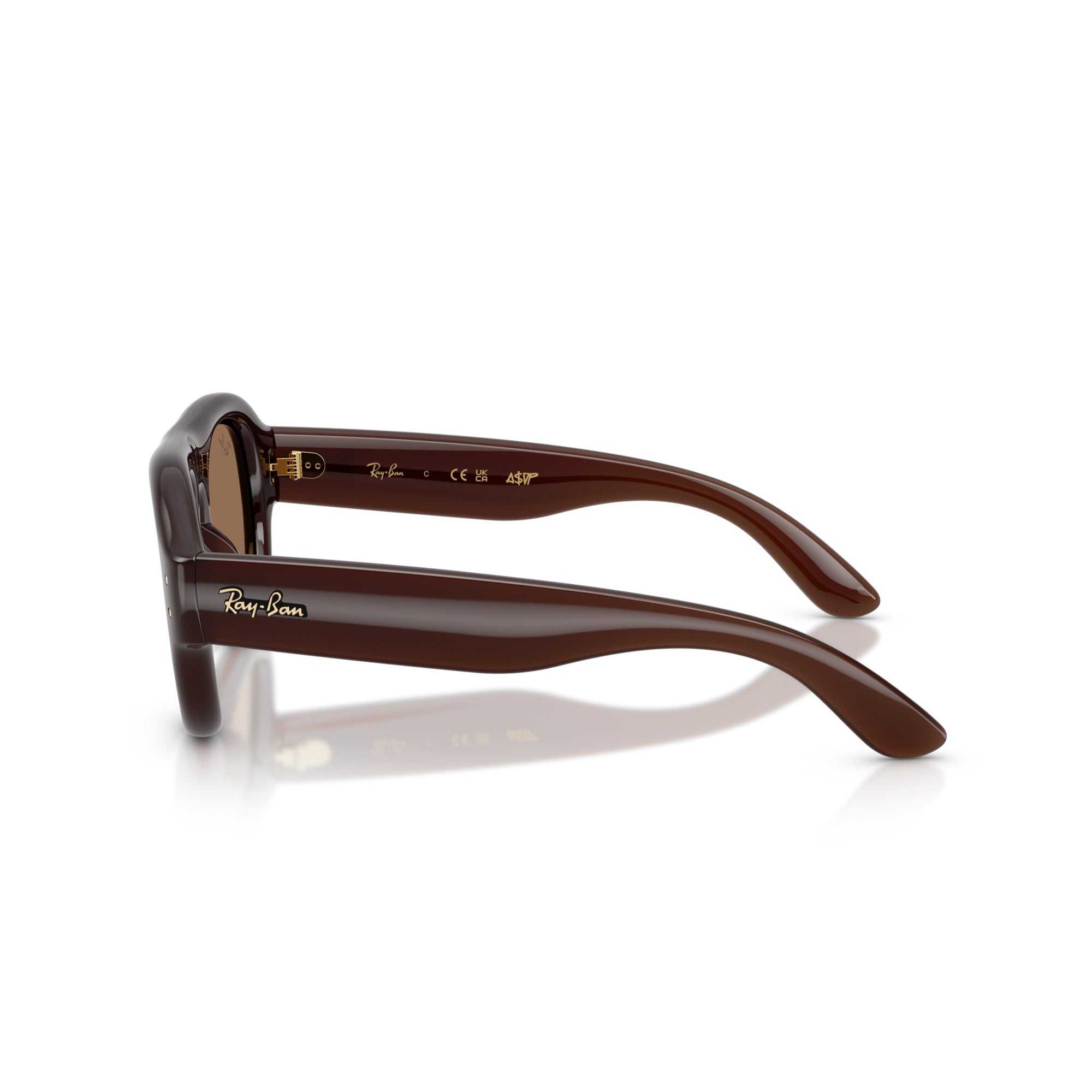 Ray-Ban x A$AP Rocky Aviator Puffer 'Tranparent Brown/Brown'