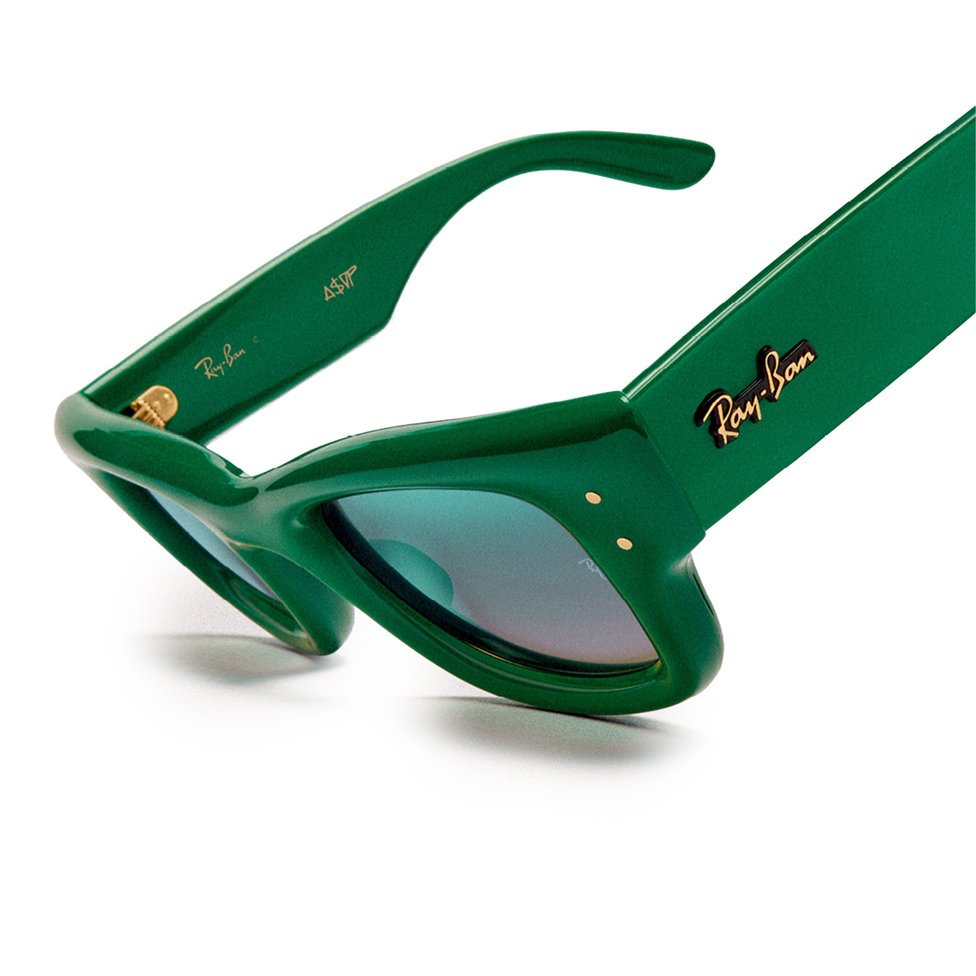 Ray-Ban x A$AP Wayfarer Puffer 'Green/Brown Mirror'