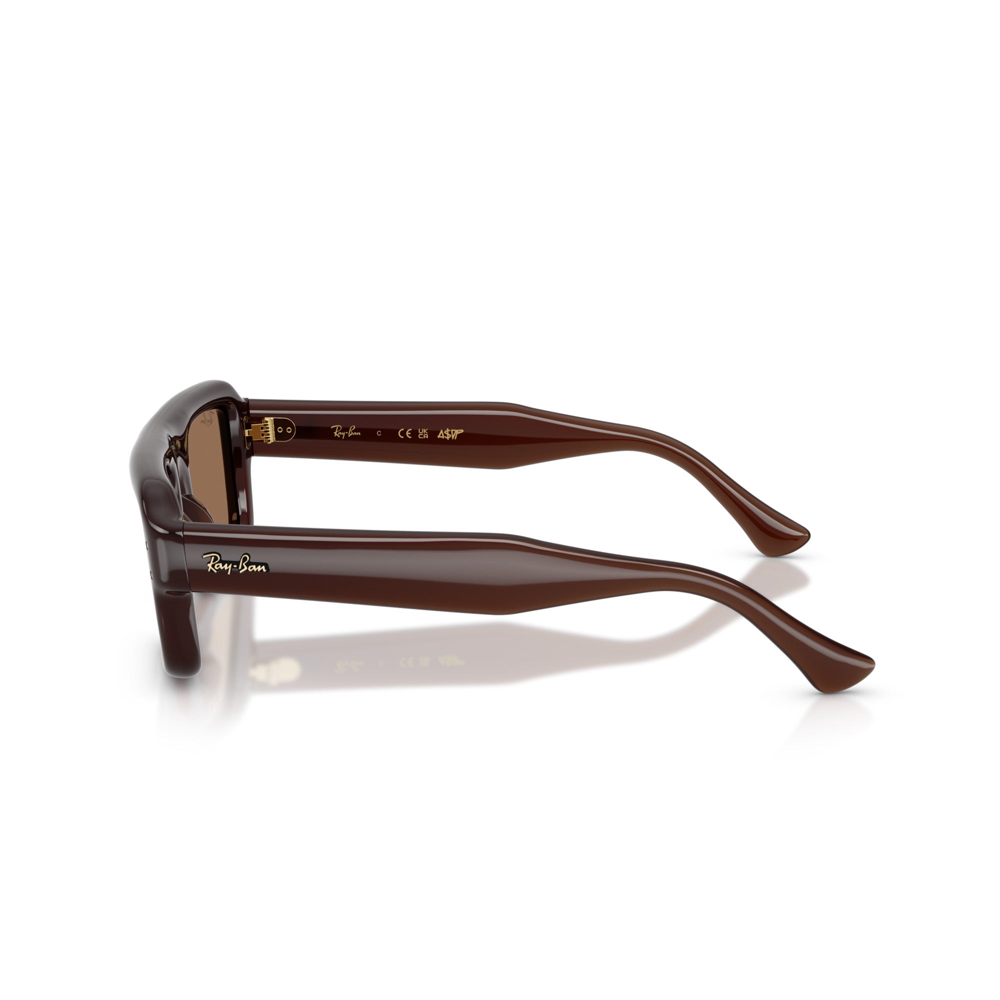 Ray-Ban x A$AP Rocky Flacko Puffer 'Transparent Brown/Brown'