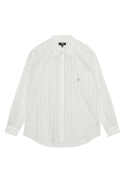 Stussy Classic LS Striped Shirt 'White'