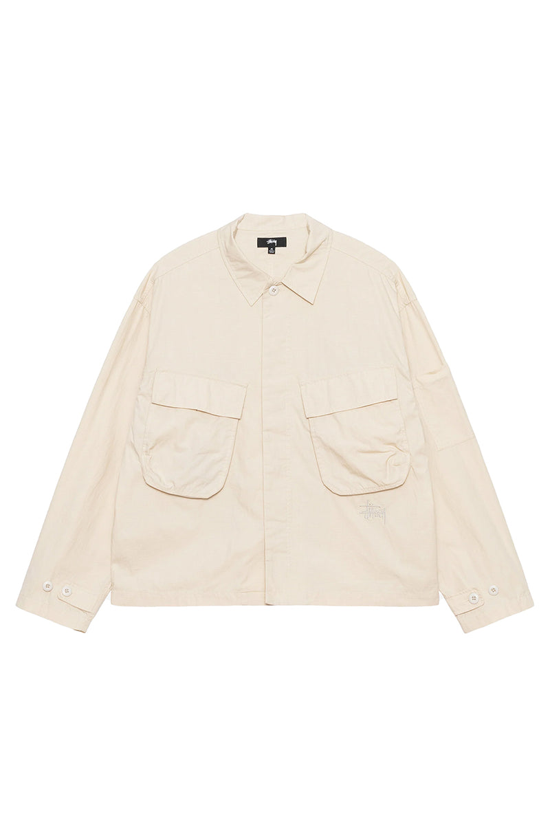 Stussy Military Overshirt 'Bone'