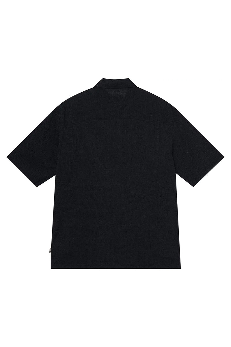 Stussy Crinkled Shirt 'Black'