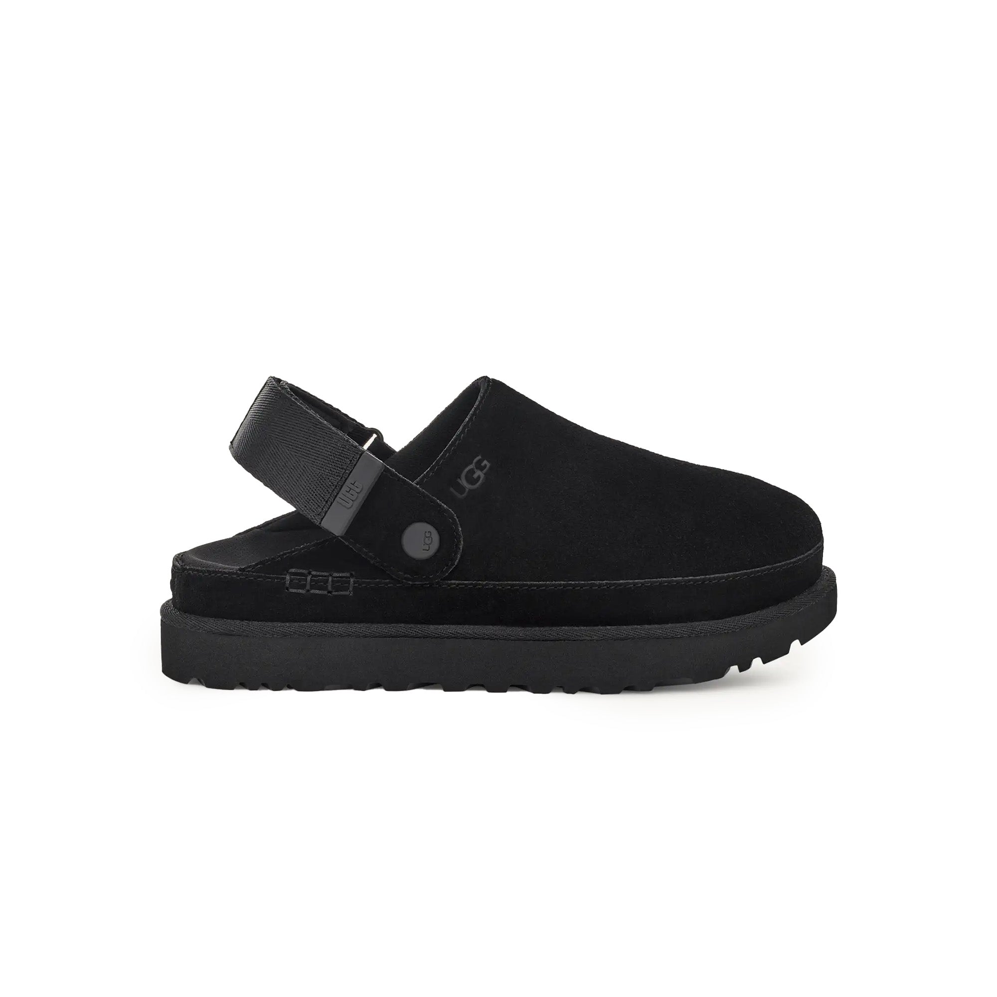 Womens UGG Goldenstar Clog 'Black' - ROOTED