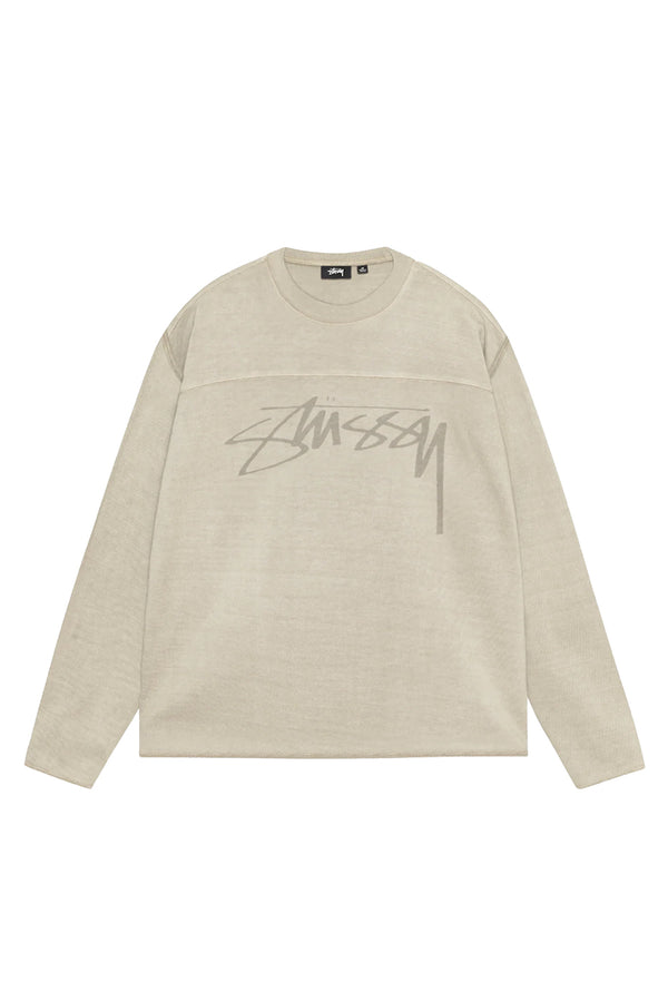 Stussy Football Crew Pig Dyed 'Sand'