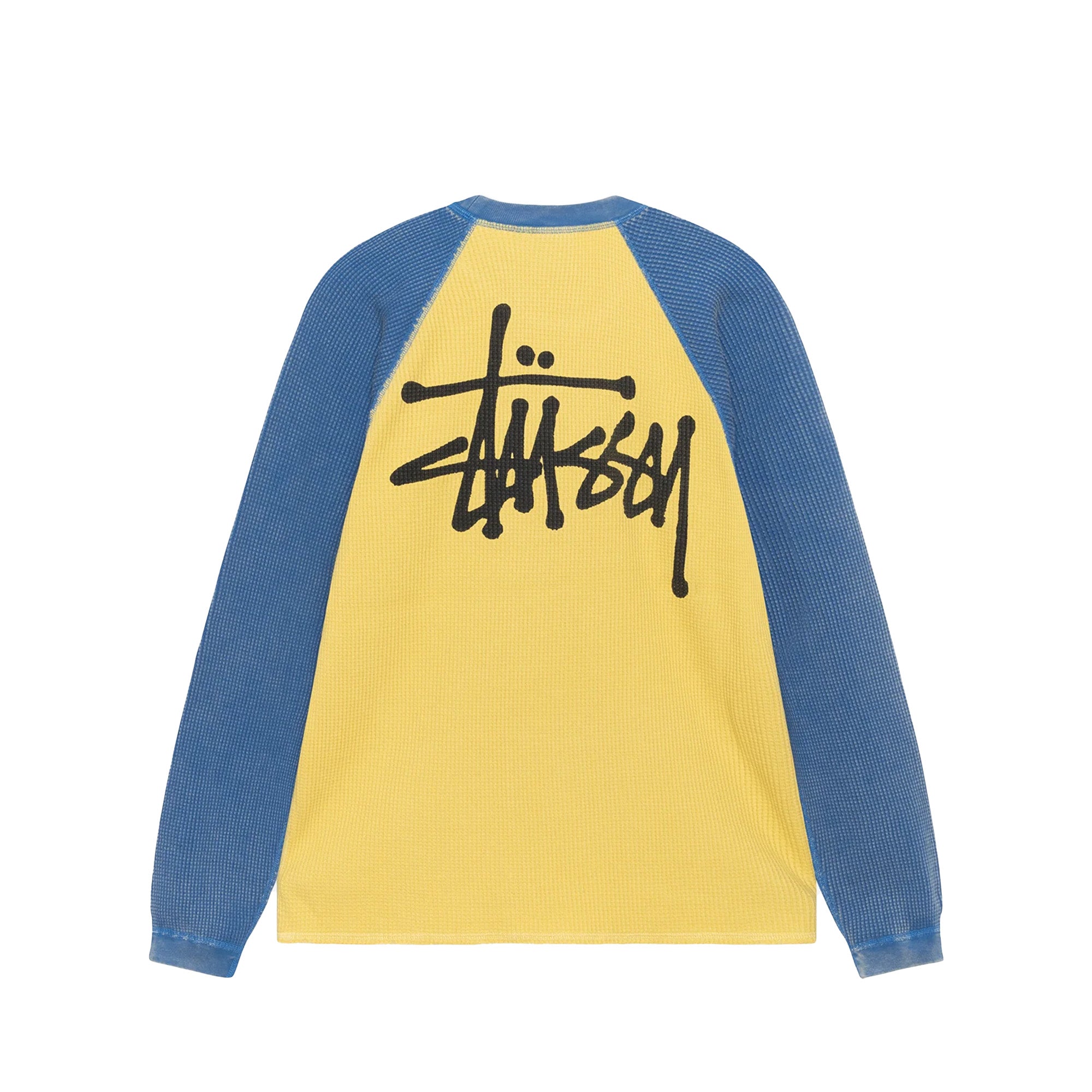 stussy RAGLAN THERMAL 2 TONE Mサイズ Stussy Raglan Thermal 2 Tone W - Yellow – Goodhood