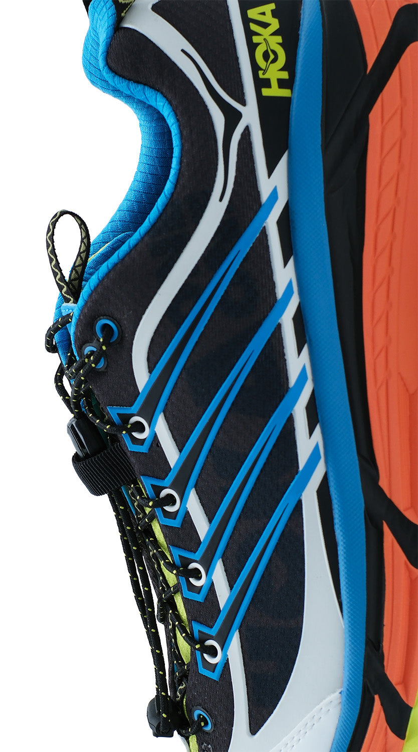 Hoka Mafate Three.2 'Black/Diva Blue' - ROOTED