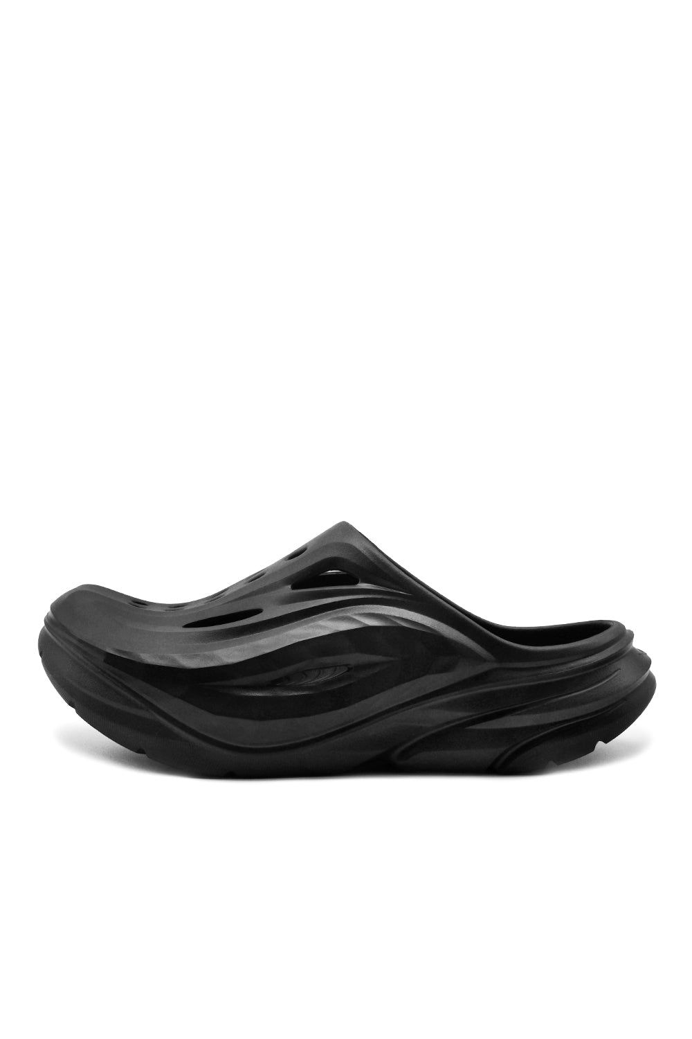 Hoka U Ora Recovery Mule 'Black' - ROOTED