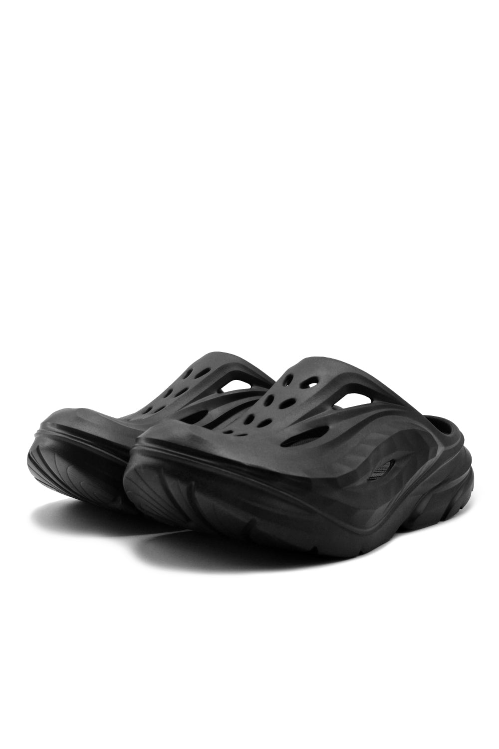 Hoka U Ora Recovery Mule 'Black' - ROOTED