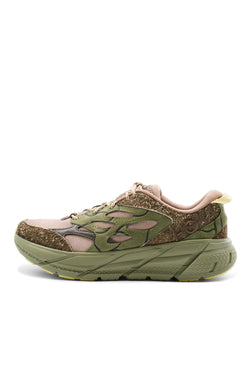 Hoka U Clifton L Suede TP 'Dune/Fennel' - ROOTED