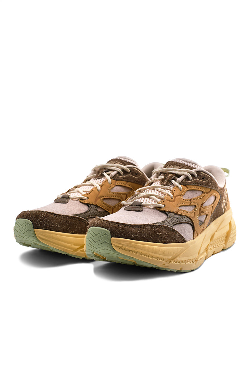Hoka U Clifton L Suede TP 'Oat Milk/Pollen' - ROOTED