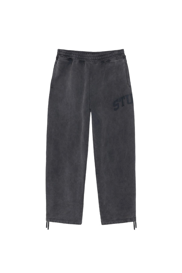 Stussy Faded Graphic Fleece Pants 'Washed Black'