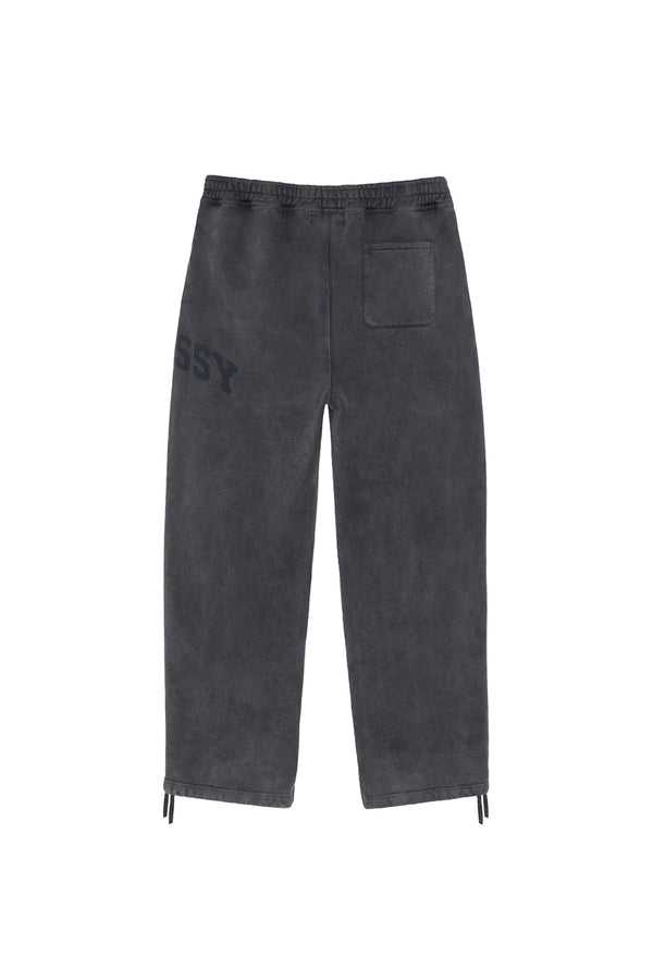 Stussy Faded Graphic Fleece Pants 'Washed Black'