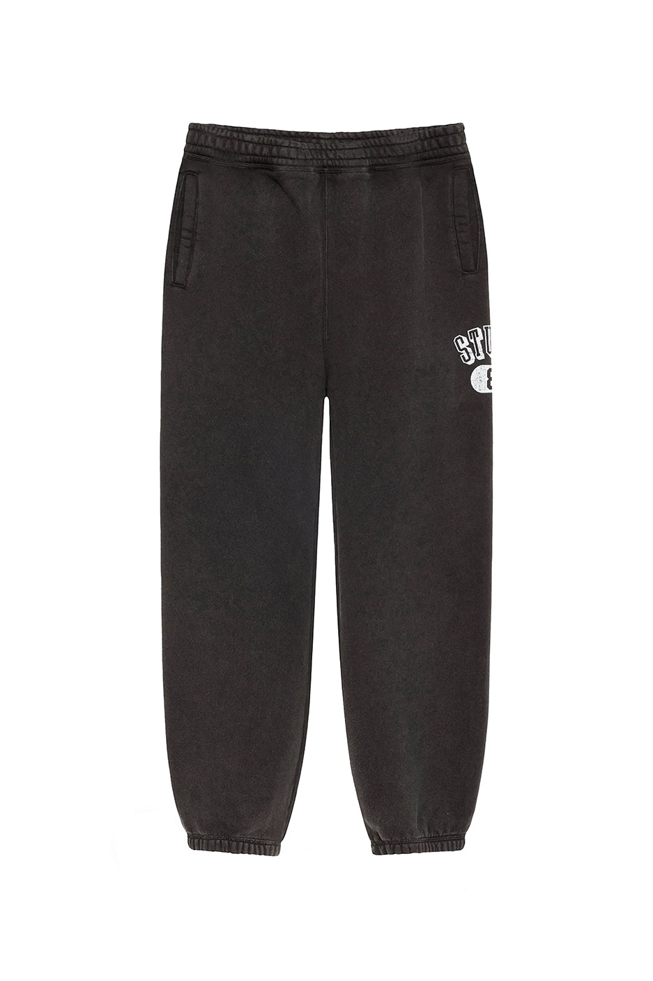 Stussy 80 Fleece Pants 'Washed Black'