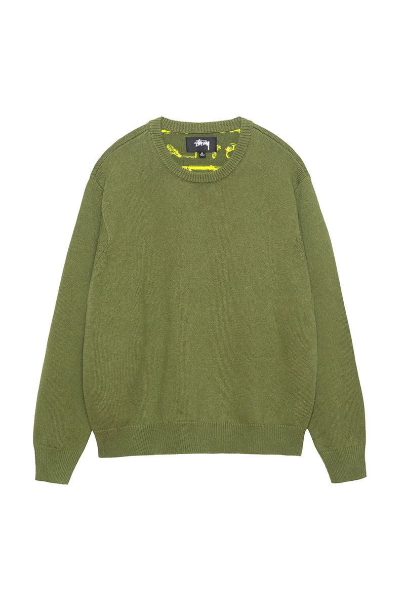 Stussy Laguna Icon Sweater 'Dark Green'