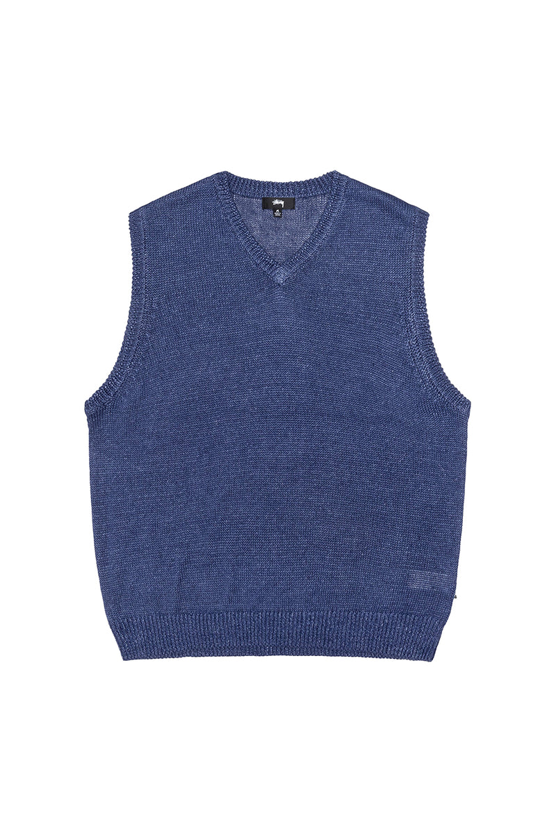 Stussy Loose Knit Linen Vest 