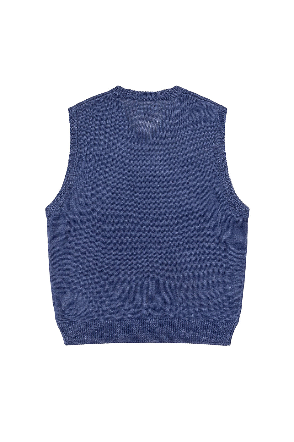 Stussy Loose Knit Linen Vest 'Blue'