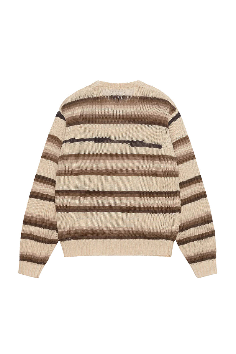 Stussy Tonal Strip Sweater 'Multi'