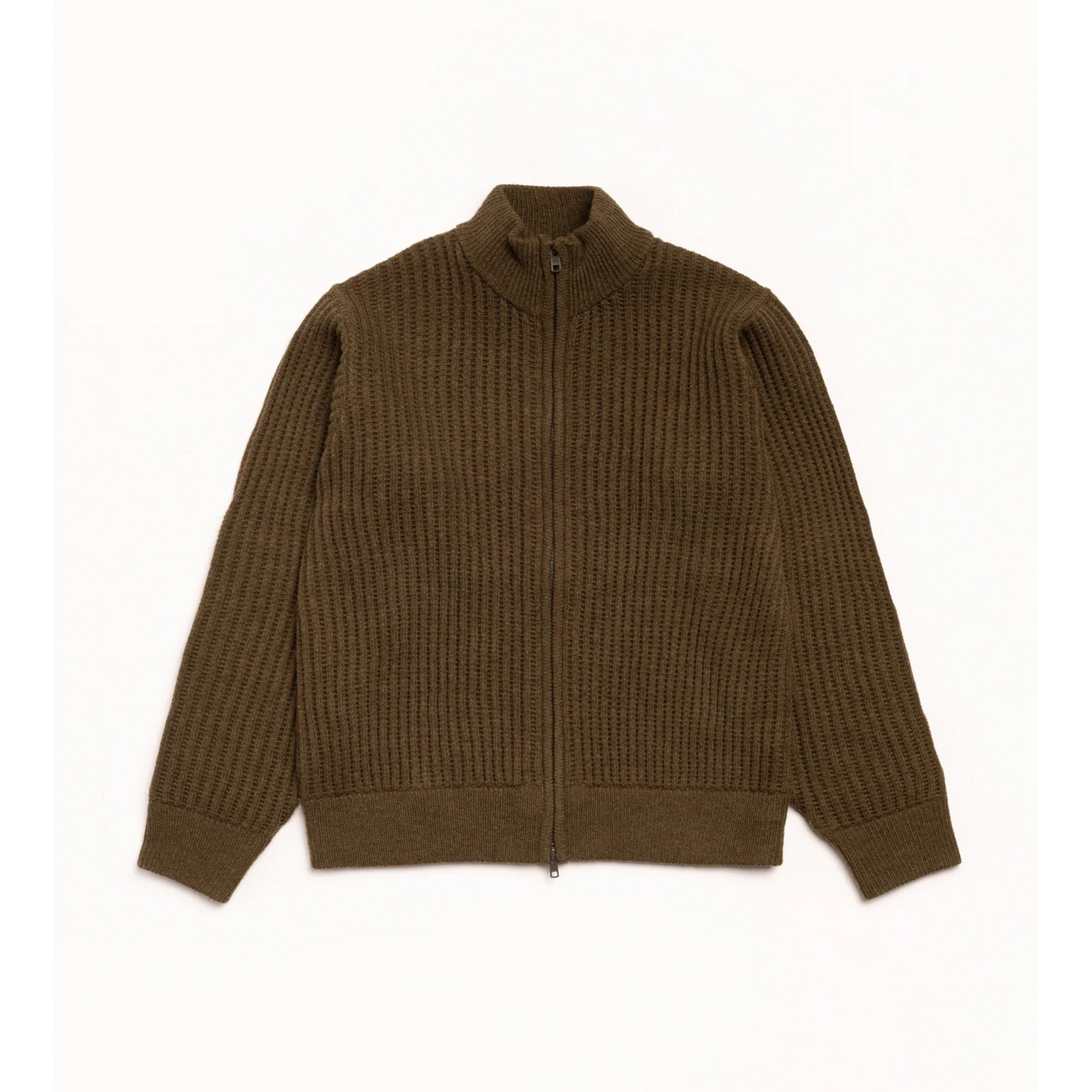 Stussy Military Patch Zip Sweater 'Green'