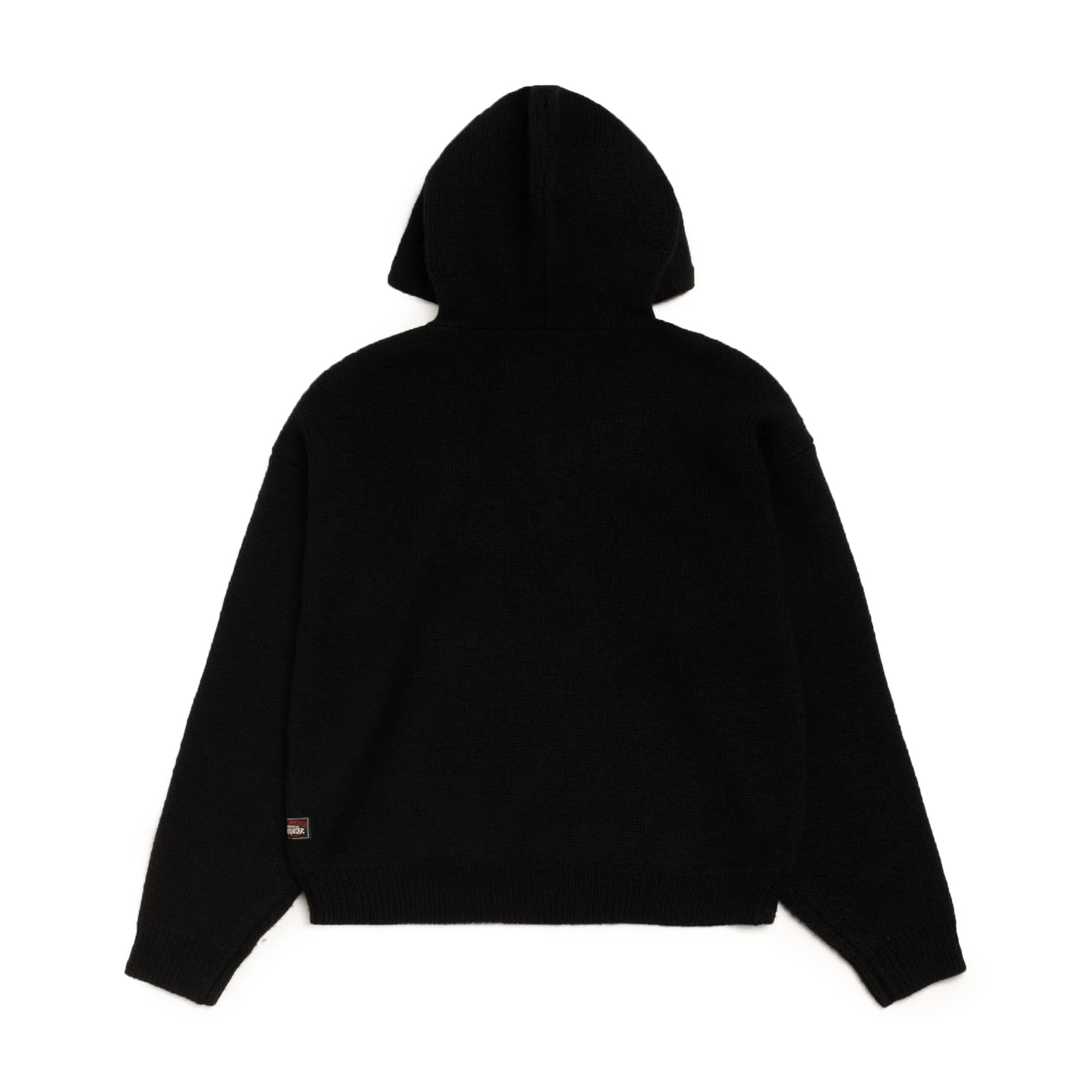 Stussy 1/4 Zip Hoodie 'Black' - ROOTED