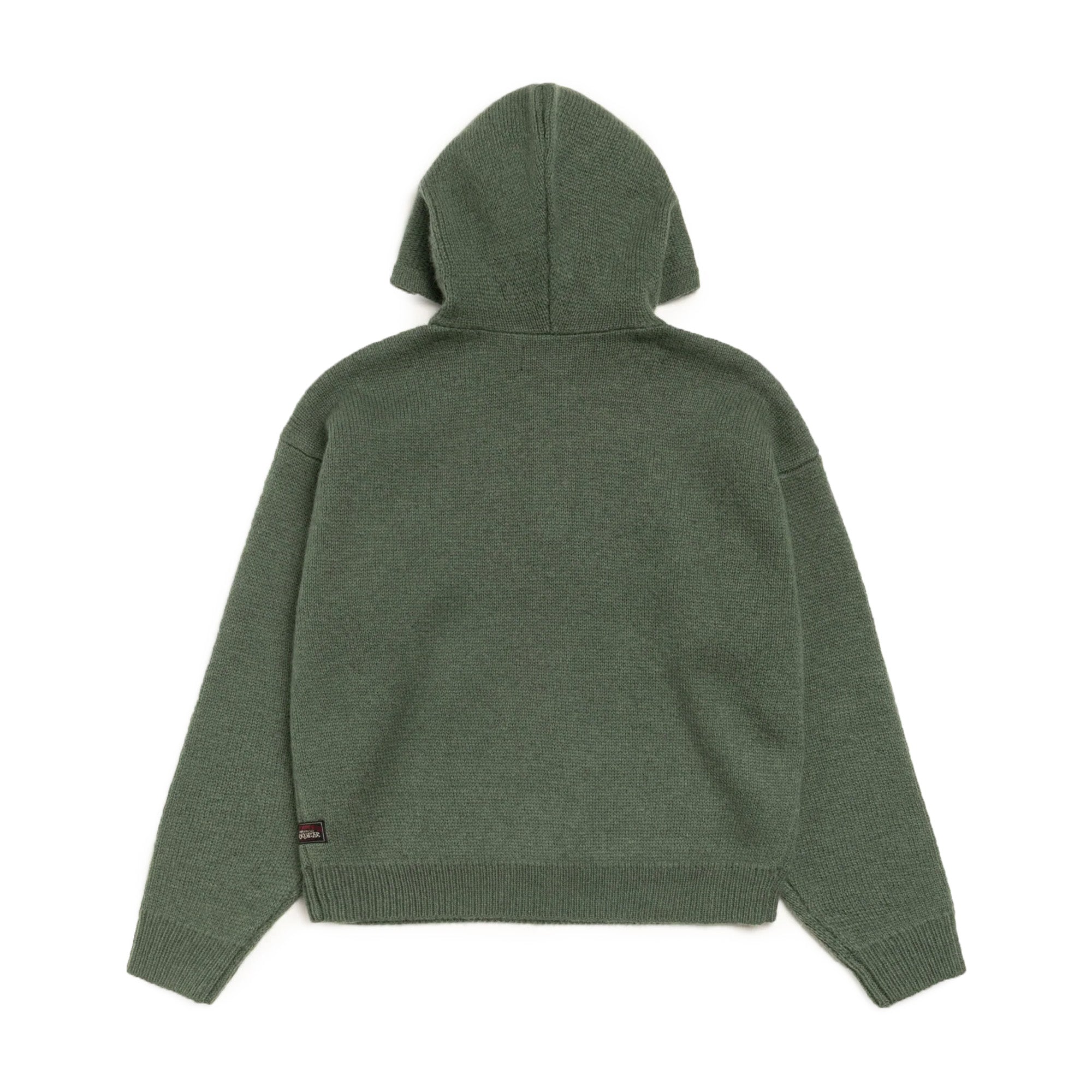 Stussy 1/4 Zip Hoodie 'Green' - ROOTED