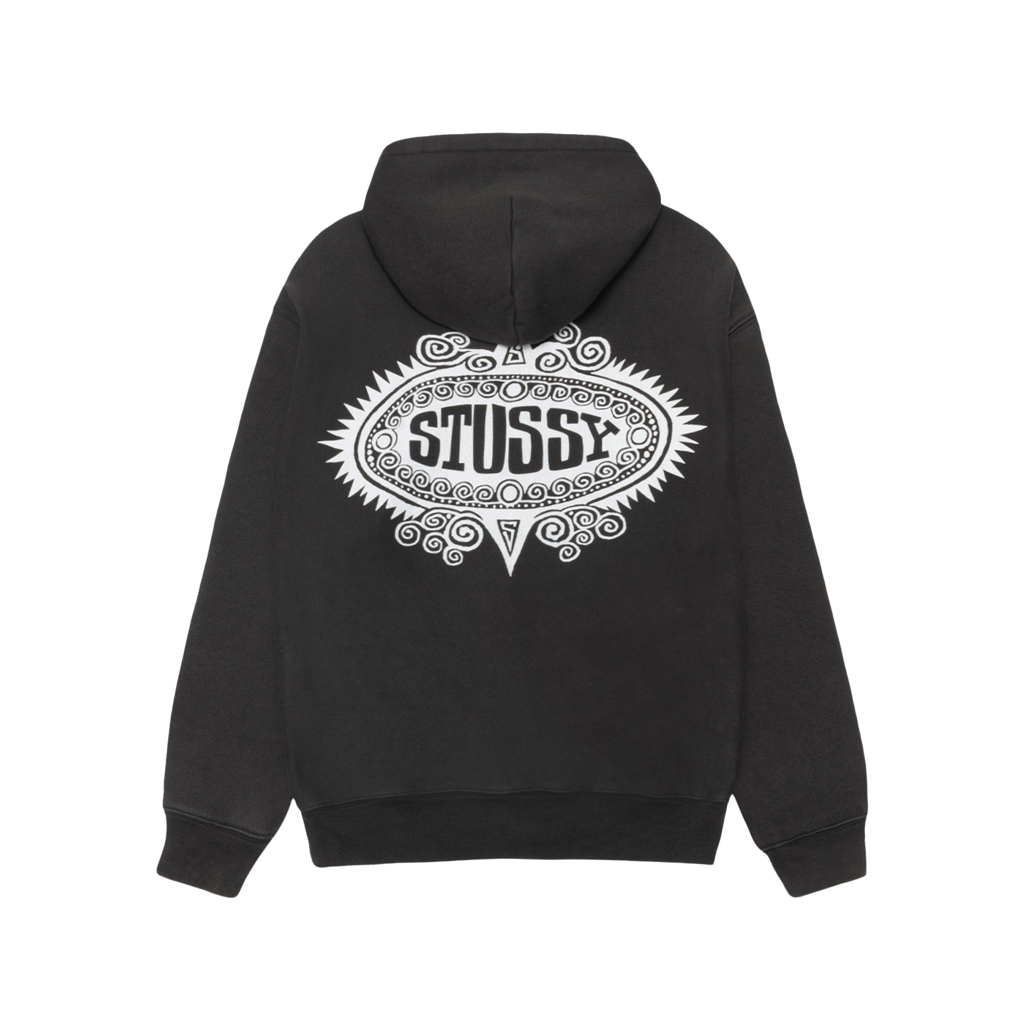 Stussy Mantra Zip Hoodie 'Black'
