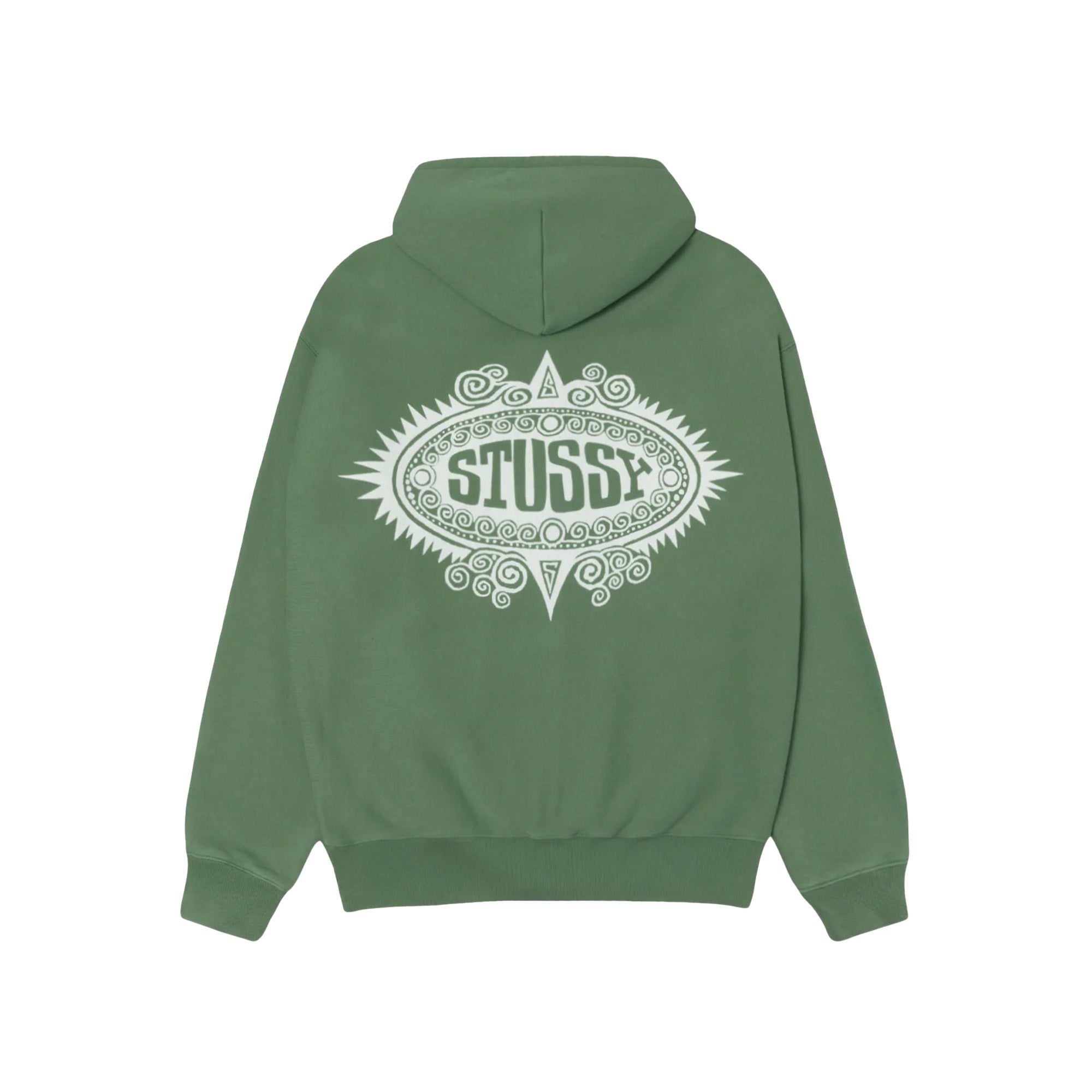 Stussy Mantra Zip Hoodie 'Green'