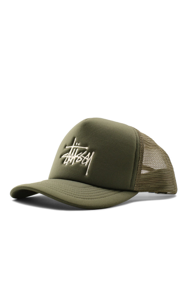 Stussy Big Basic Trucker Hat 'Deep Green' - ROOTED