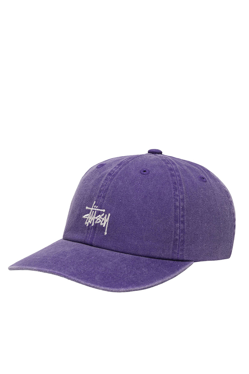 Stussy Washed Basic Low Pro Hat 'Grape'