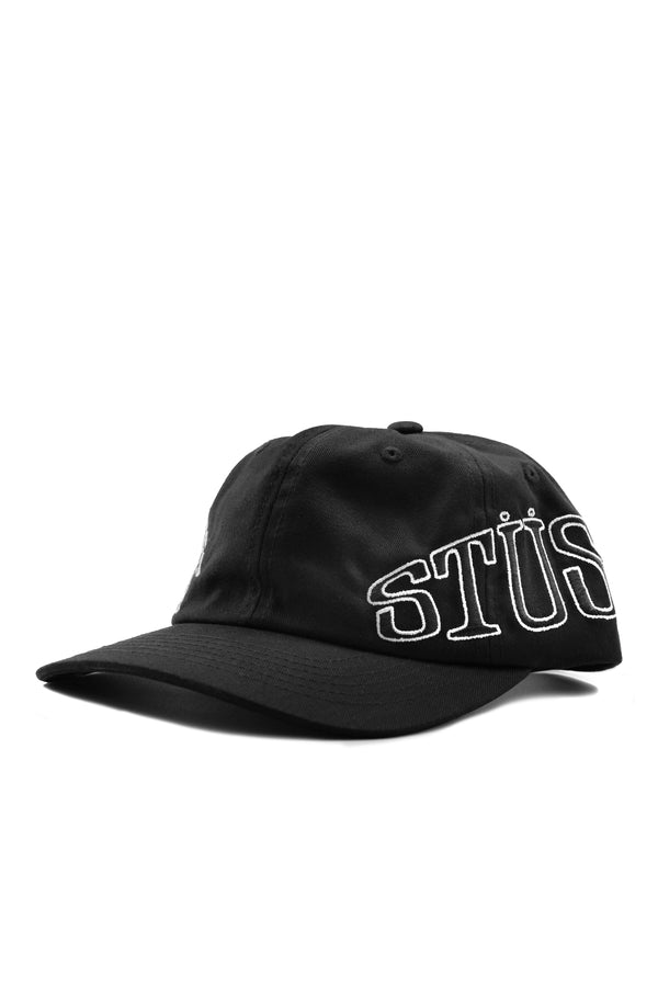 Stussy Arc Low Pro Strapback Hat 'Black' - ROOTED