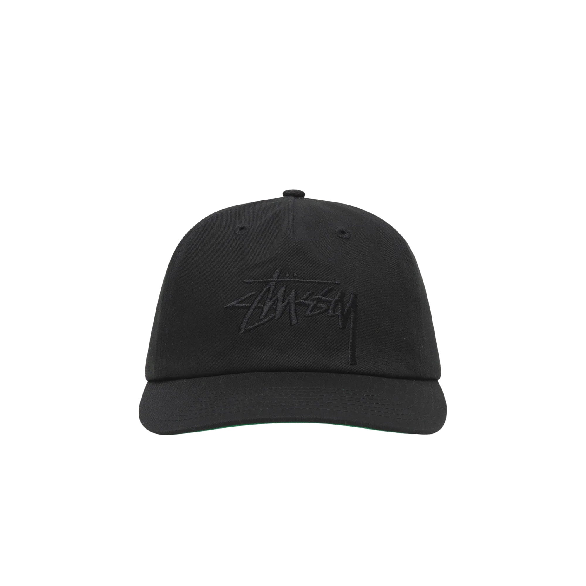 Stussy Big Stock Mid Depth Hat 'Black' - ROOTED