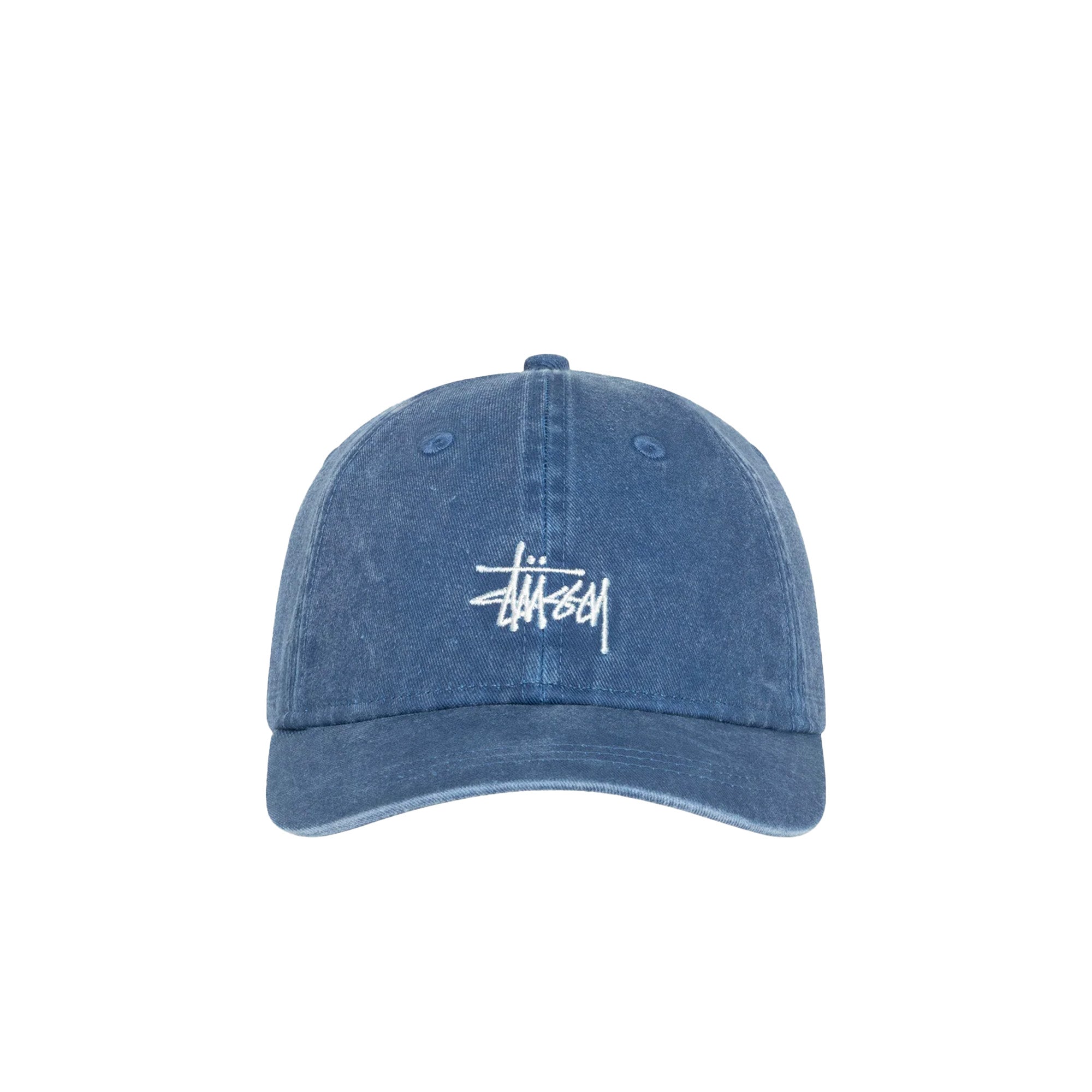 Stussy Basic Washed Low Pro Hat 'Faded Navy' - ROOTED