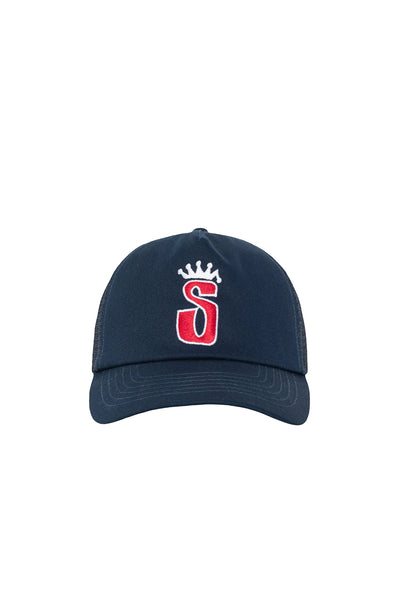 Stussy Trucker S Crown Snapback ブラック Stussy Trucker S Crown Snapback Shadow Black メンズ - SS25 - JP