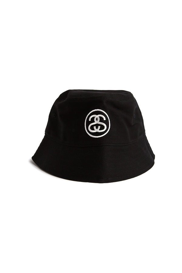 Stussy SS Link Deep Bucket Hat 'Black' - ROOTED