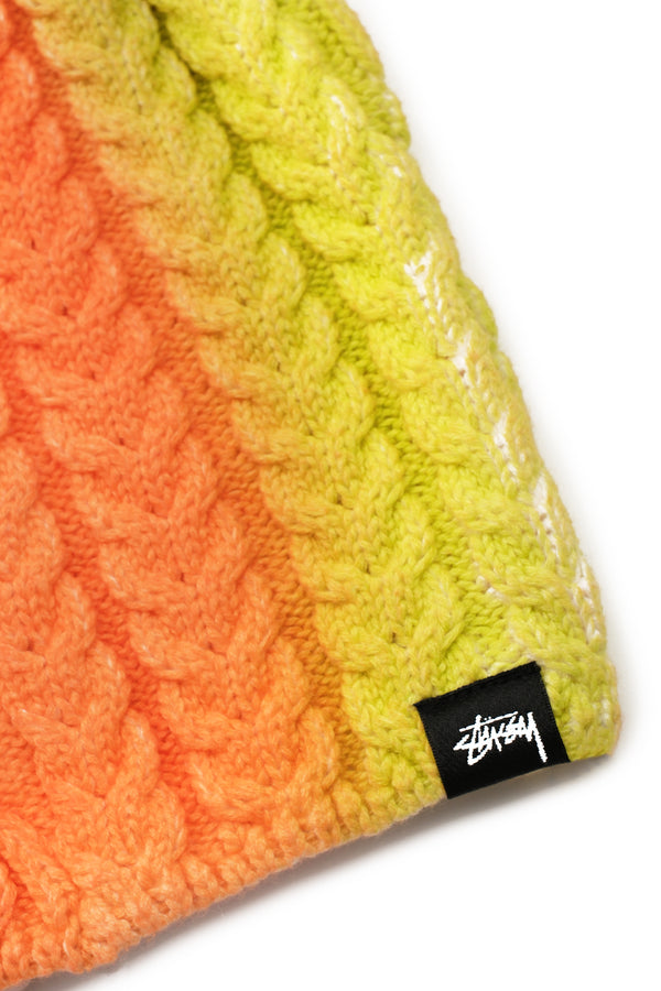 Stussy Spray Multi Knit Beanie 'Orange'
